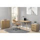 Curve San Francisco Executive Oak Desk